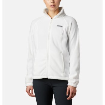 Columbia Benton Springs Full Zip Fleece, Chamarras Creme Para Mujer | 829403-FCJ